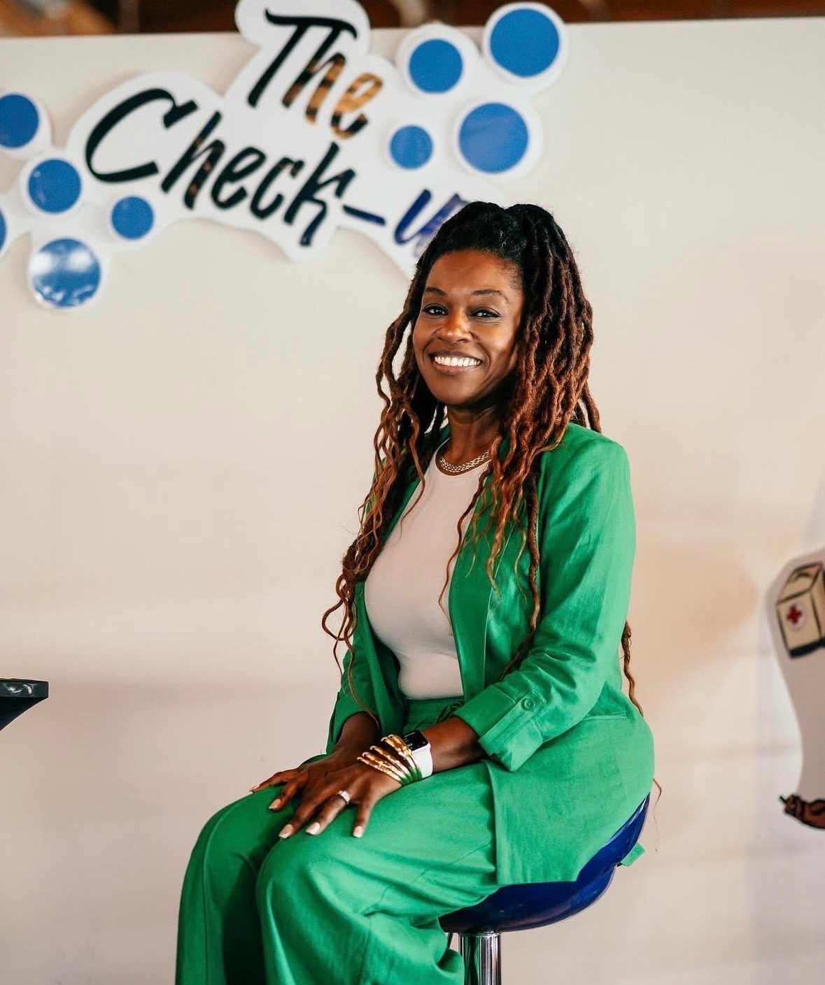 Lynnette Franklin, nurse and speaker, at The Check-Up